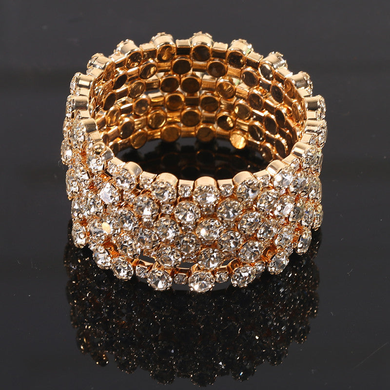Wholesale Multi-layer Wrapped Zircon Bracelets